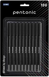 0.7 mm Ball Pen Blister Pack | Black Body | Black Ink | Set of 10 Pens
