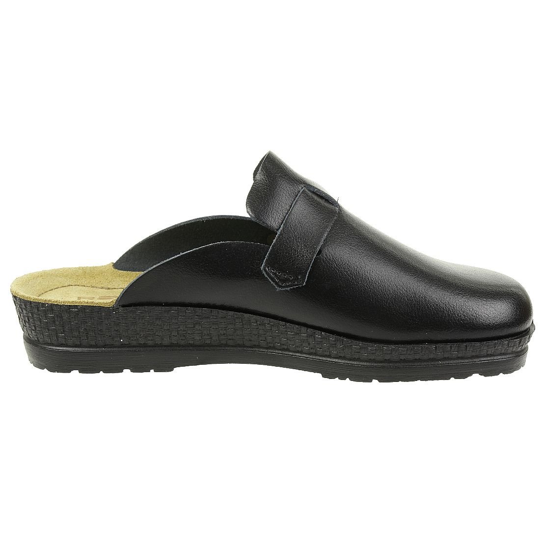 Rohde Neustadt-H Clogs Herren Hausschuhe Schuhe 1511 schwarz
