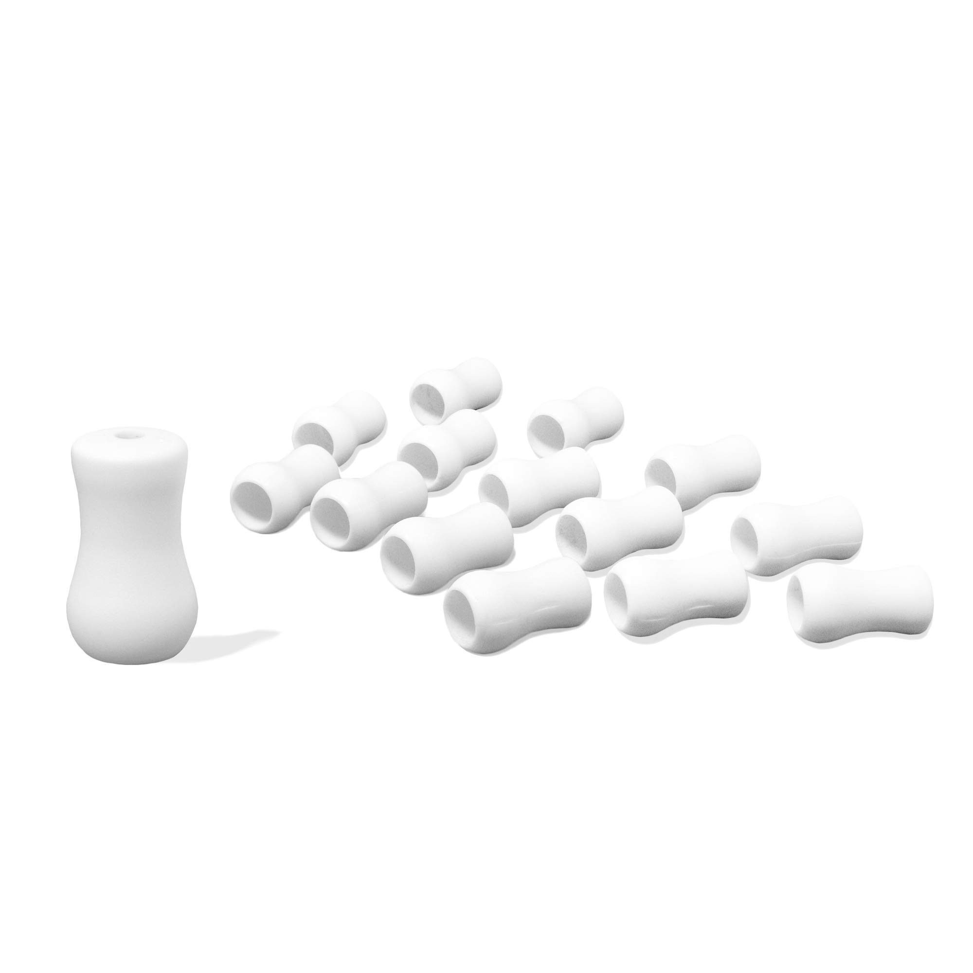 DALIX Windows Blind Tassels Cord Knobs Vertical Horizontal Parts White 15 Pack