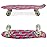 Skateboard Youth 22 inch Mini Cruiser Retro Starry Adults Skateboards for Kids Boys Girls Beginners Child Toddler Teenagers Dog Age 5 (Mixture of Pink and Blue)