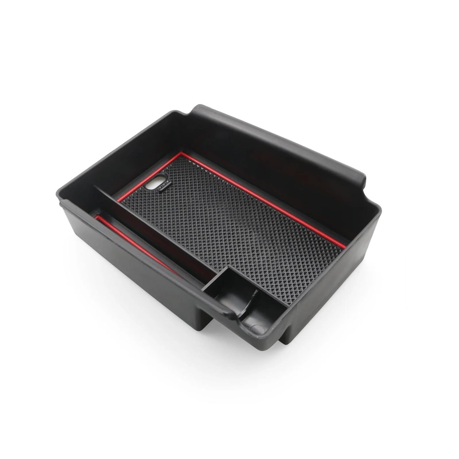 OOPUHKSY For Skoda For Octavia Mk4 2020-2024 Car Armrest Box Storage Central Control Container Auto Interior Accessories(Red)