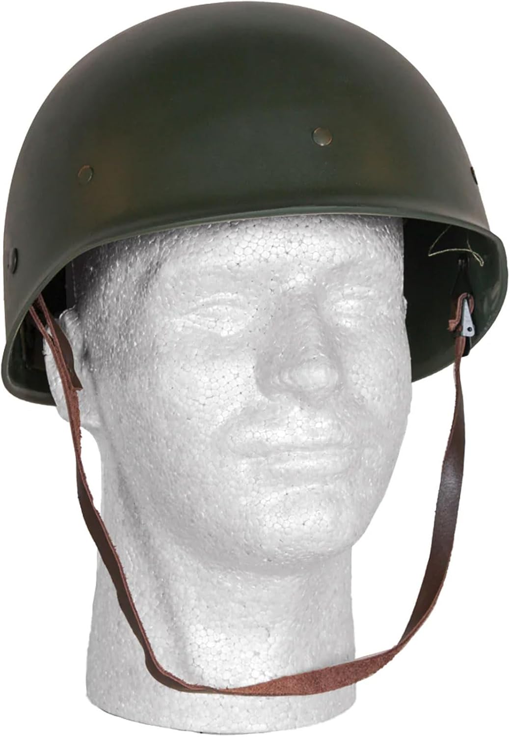 FOX OUTDOOR PRODUCTS Plastic Helmet Liner | M1 Style Liner w/ Adjustable Suspension & Leather Chin Strap for Military Helmets