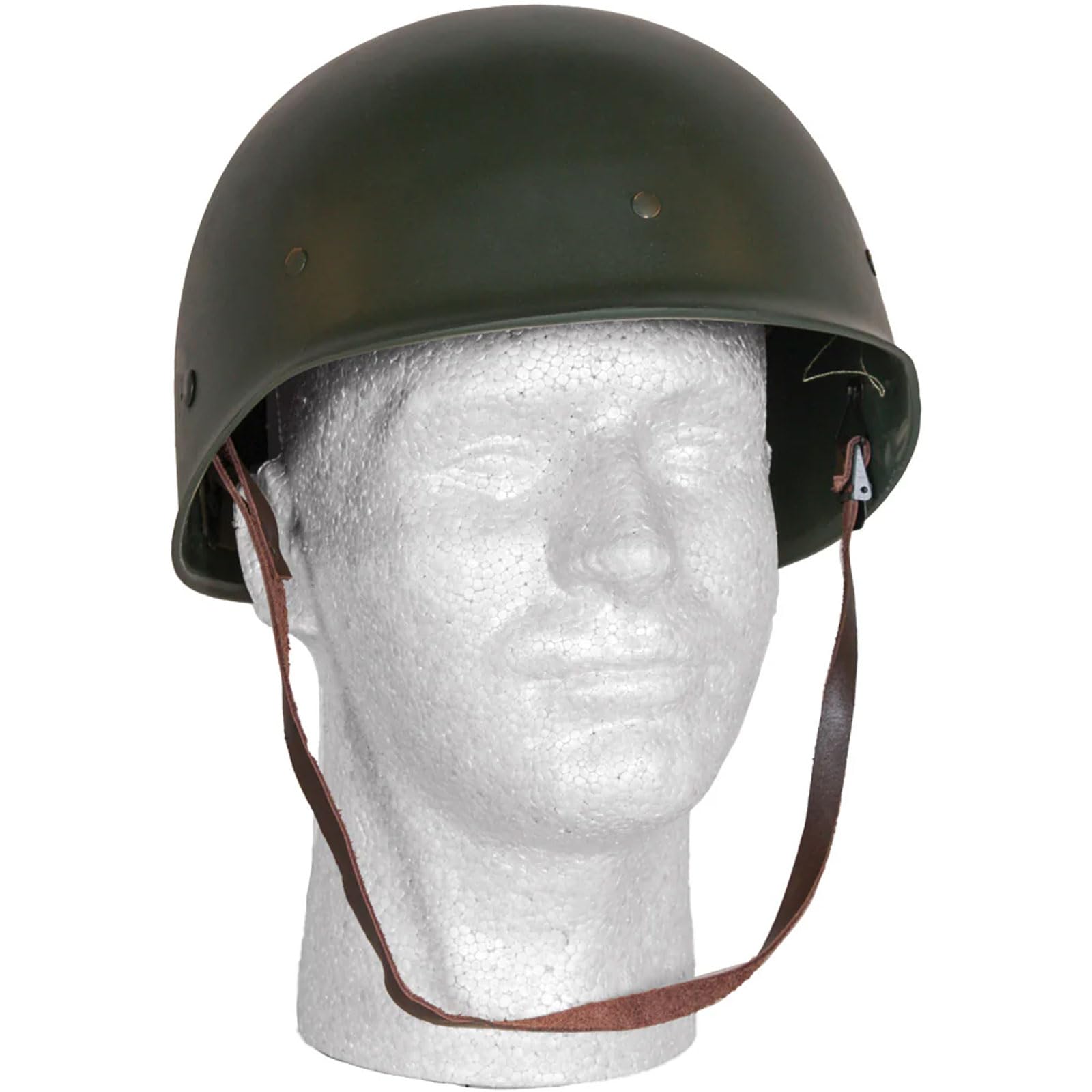 Fox Outdoor Products Deluxe M1 Style Steel Combat Helmet/Liner, One Size,Black