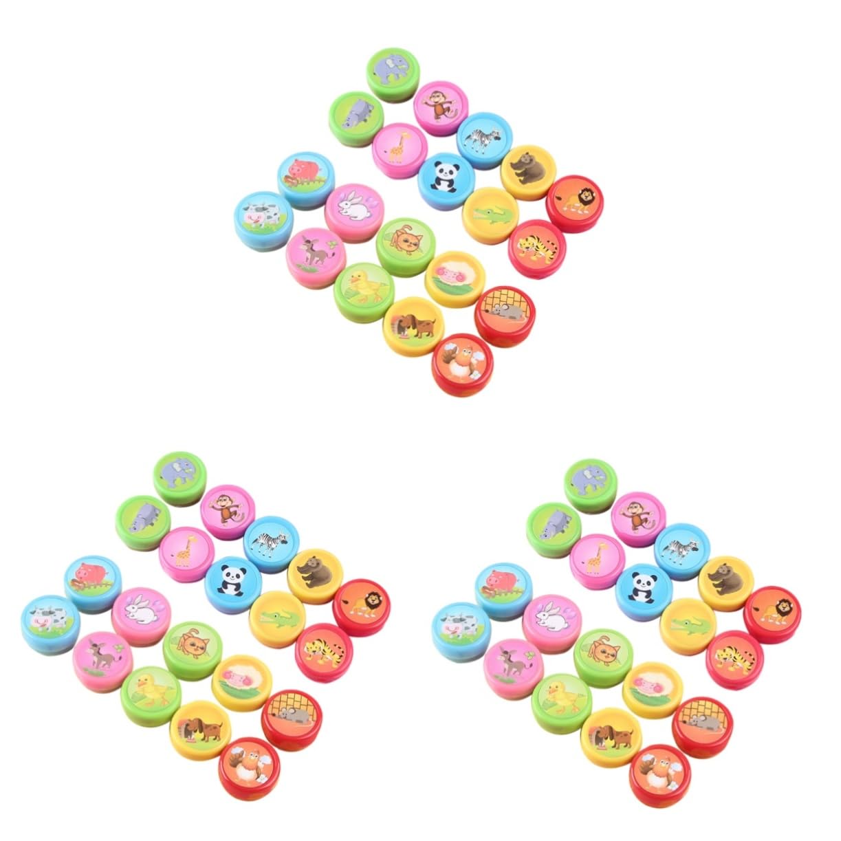 ifundom Kinderstampfer Spielzeug 60 STK Stampers Partygeschenke Kind Tier Spielzeug Tierstampfer Für Kinder