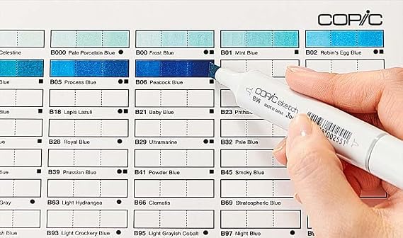 Copic Sketch, Alcohol-Based Markers, 12pc Set, Basic