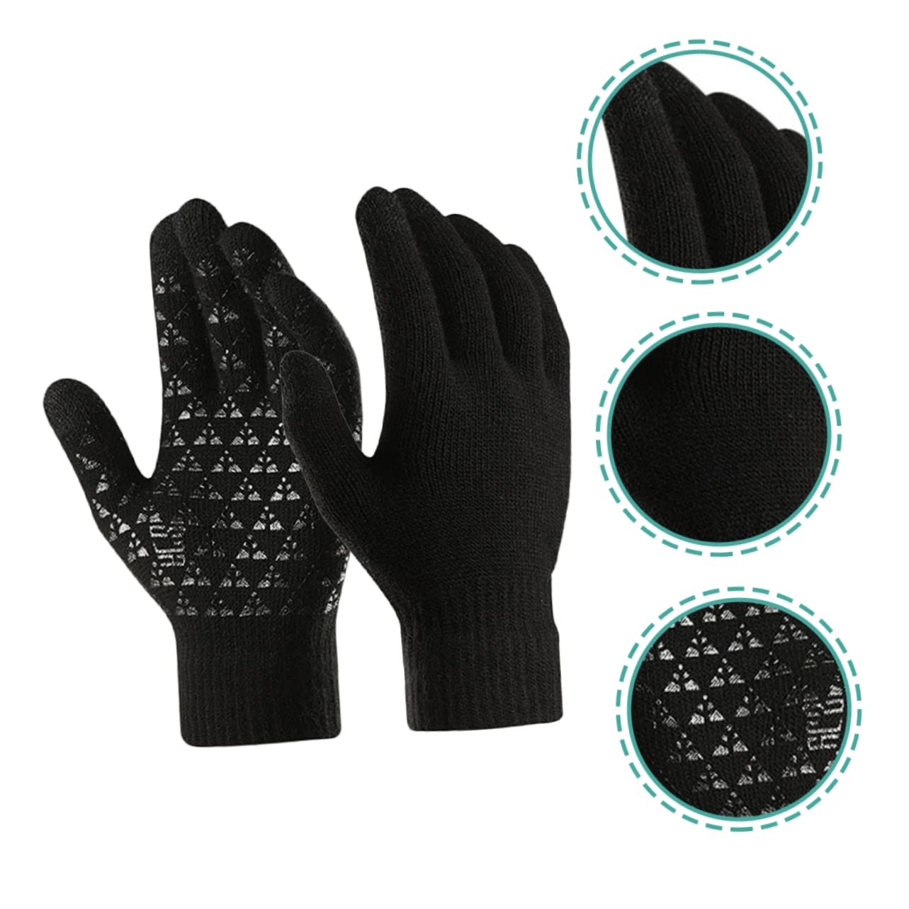 Healvian Invernali Touch Screen per Caldi e Riutilizzabili Impermeabili e Antiscivolo per Attività Unisex