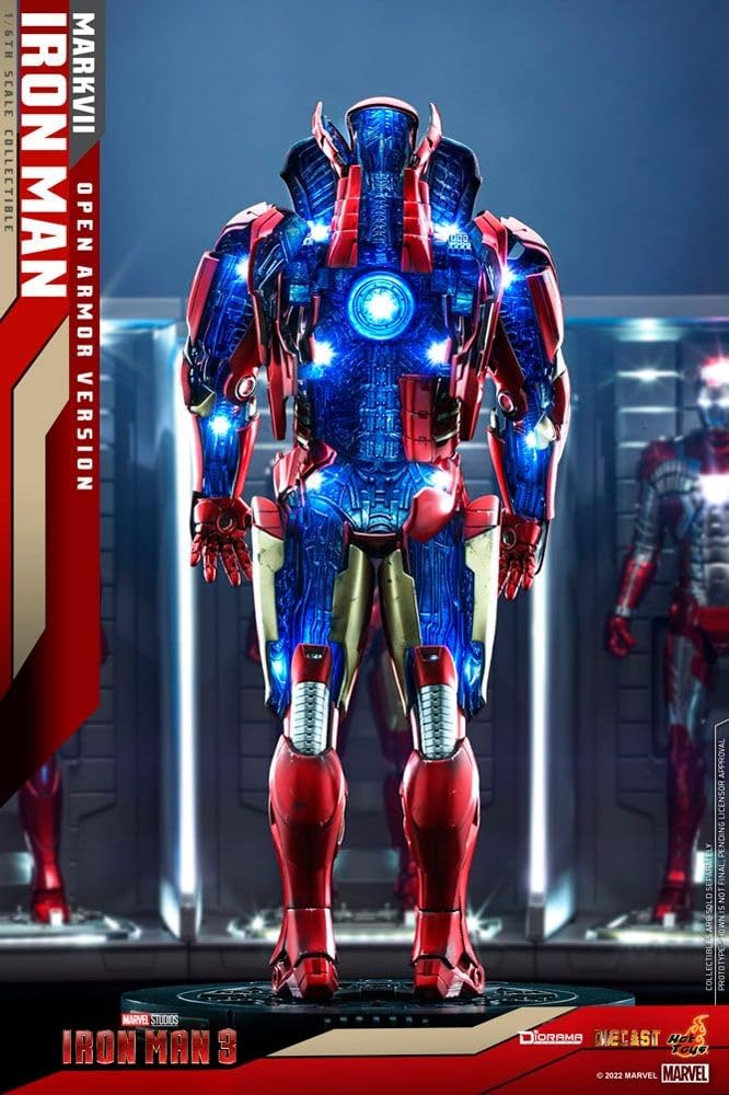 Amazon.com: Hot Toys Marvel Comics Iron Man 3 Iron Man Mark VII