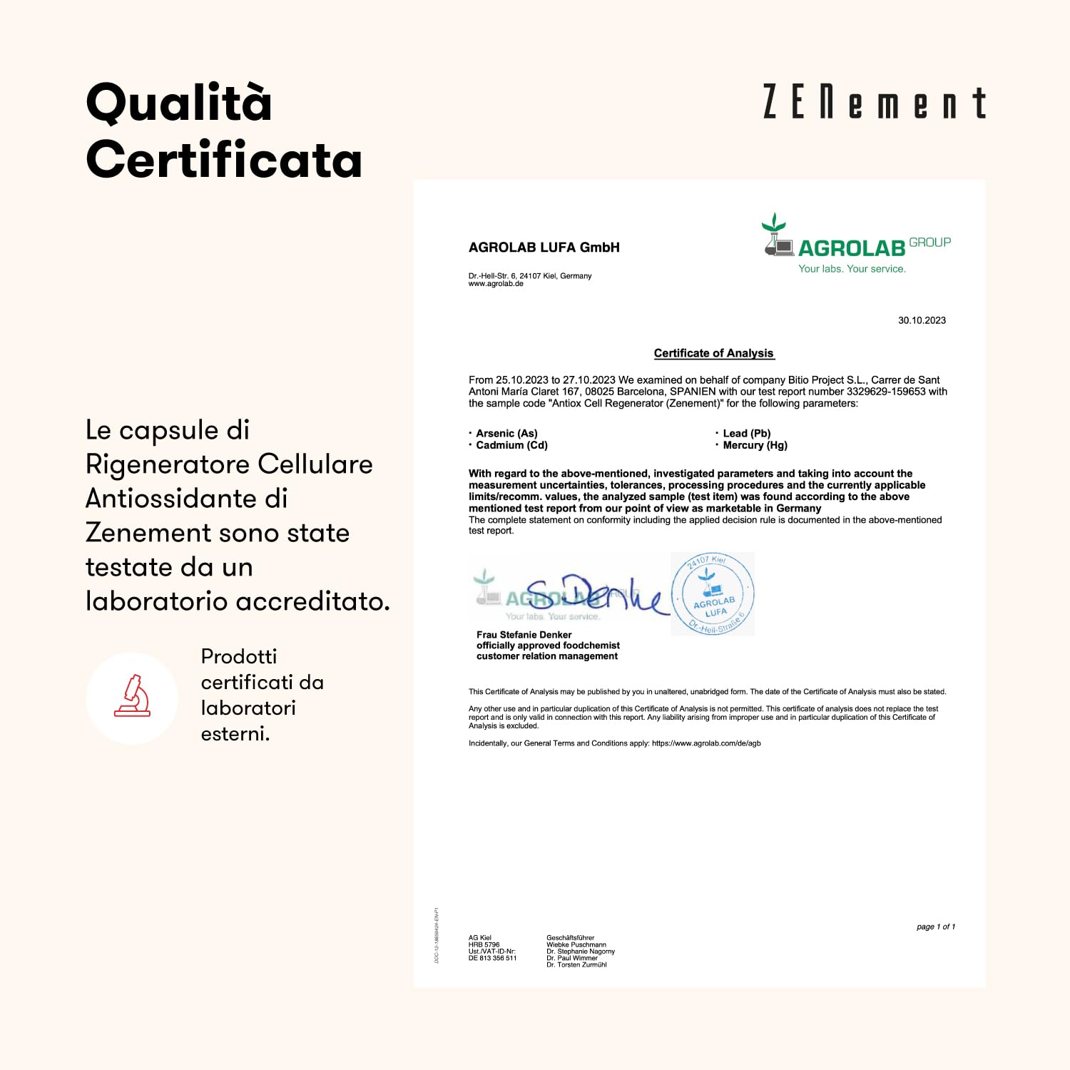 Antiossidante Rigeneratore Cellulare, Anti-invecchiamento, con melograno, Açaí, Astaxantina, MSM, Vitamine C ed E e Minerali (zinco, selenio e rame), 120 capsule | Zenement