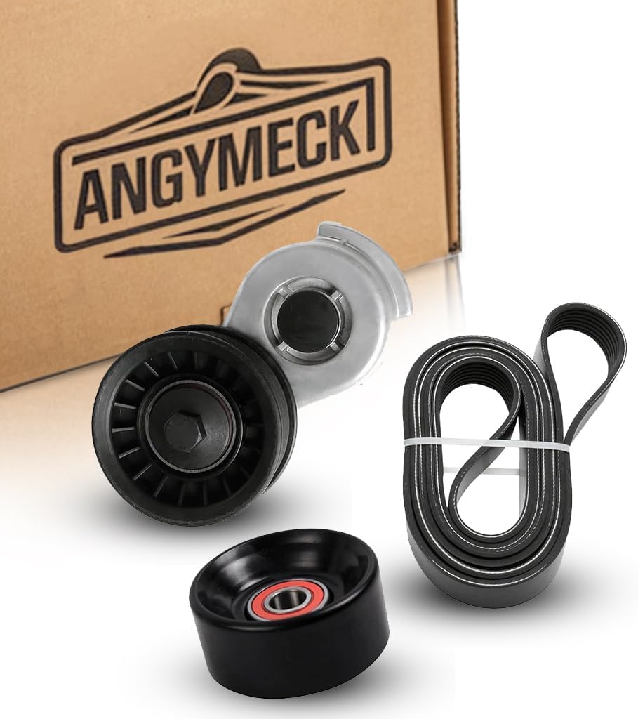 Serpentine Drive Belt Tensioner Component Kit 90K-38116 for Dodge D150 Pickup 1992-1993 for D250 Pickup 1992-1993 for D350 Pickup 1993 for Dakota 1992-2003 for Durango 1998-2003 4070972 38033 419-301