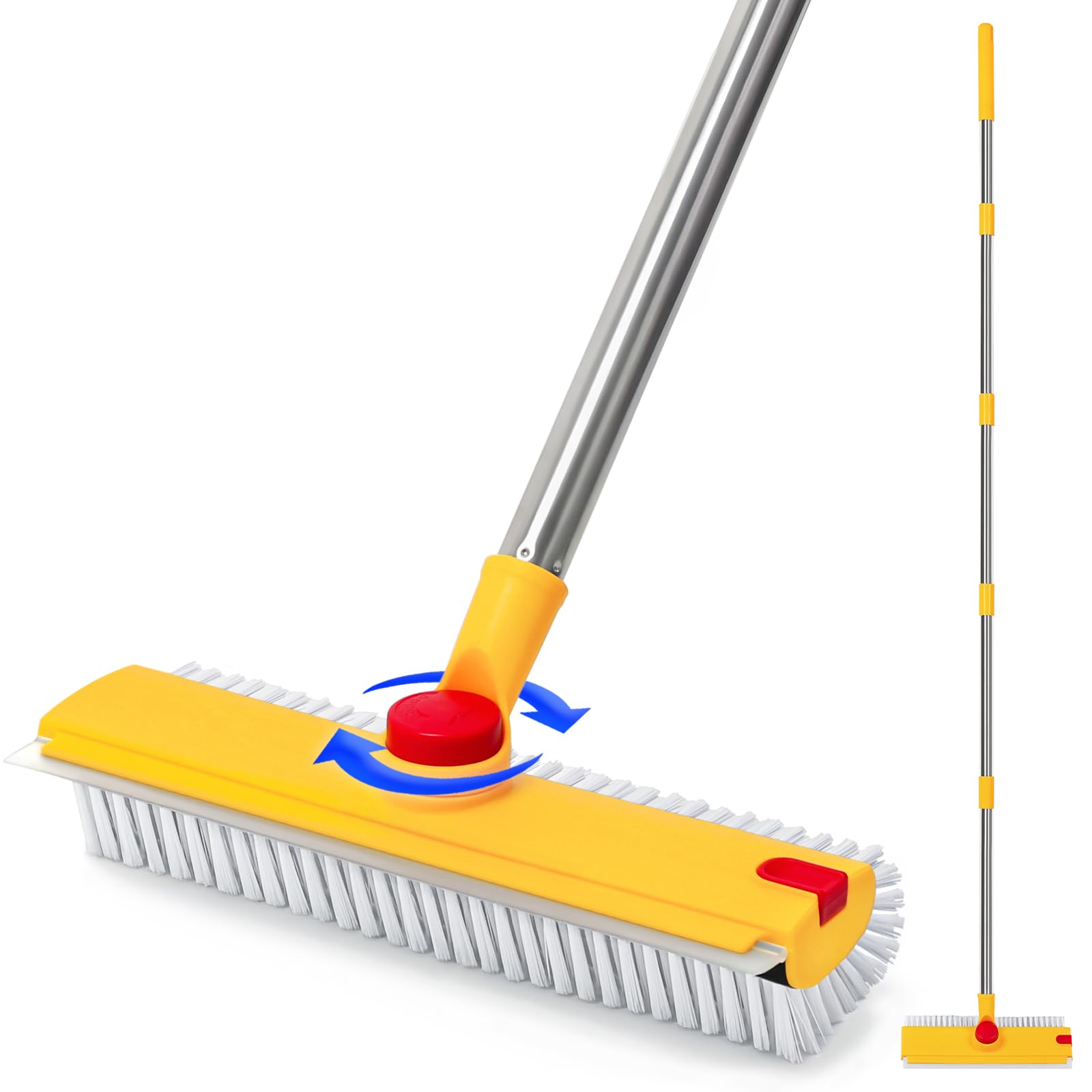 50% Off REEWII 64in Floor Scrub Brush with 3-in-1 Tool