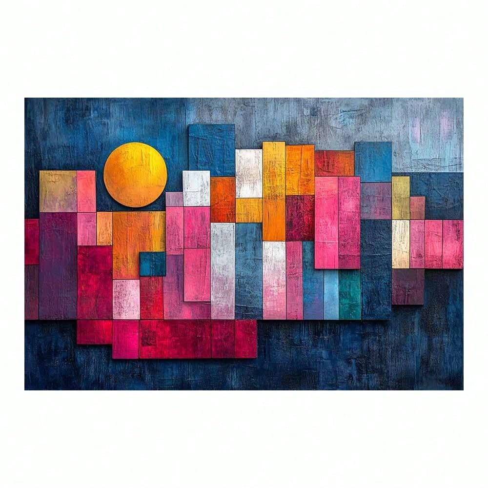 Trdmcfbn Landscape Canvas Wall Art, Block Canvas Wall Art, Prints, Posters, Mural, Wall Decor, Room Decor Aesthetic(70x100cm/NO fraze)