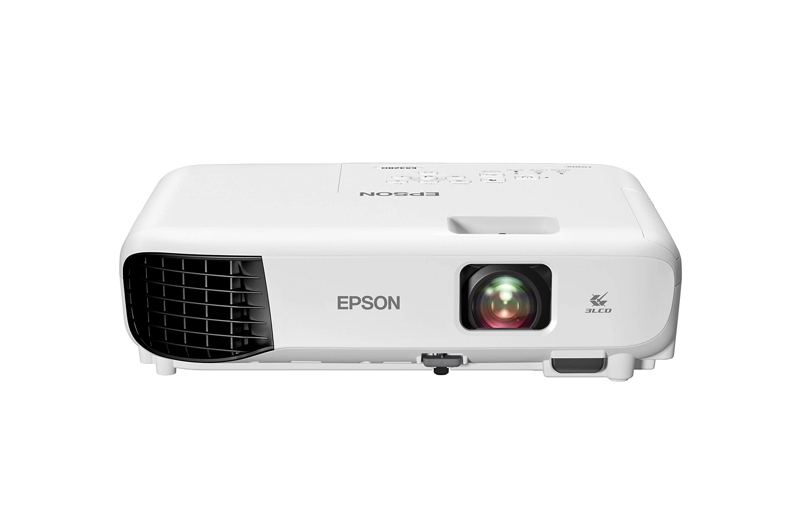 EX3280 3-Chip 3LCD XGA Projector 3600 lumens for both color and white brightness, HDMI, Built-in Speaker, 15,000:1 Contrast Ratio