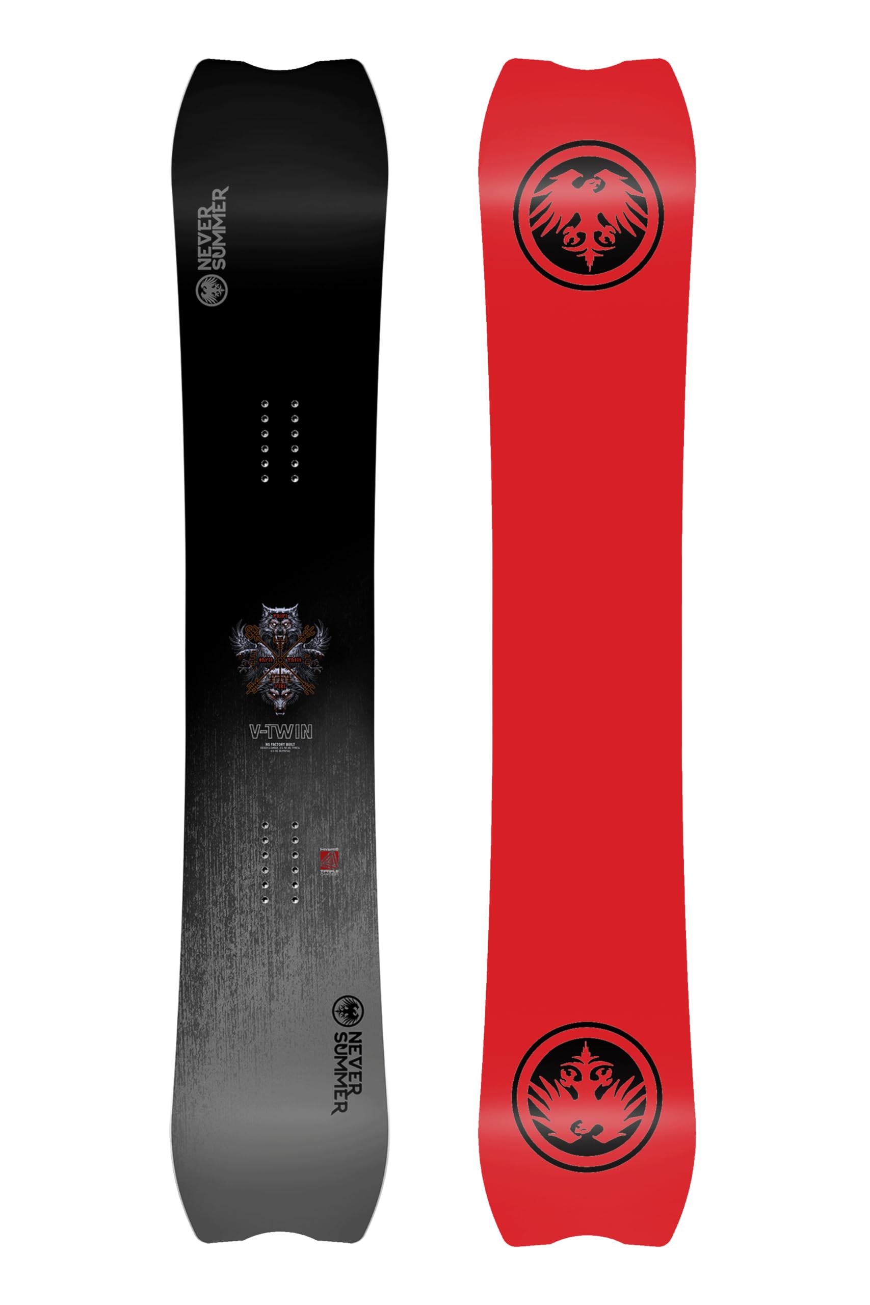 Never Summer V-Twin Triple Camber Hybrid Men's All-Mountain Snowboard