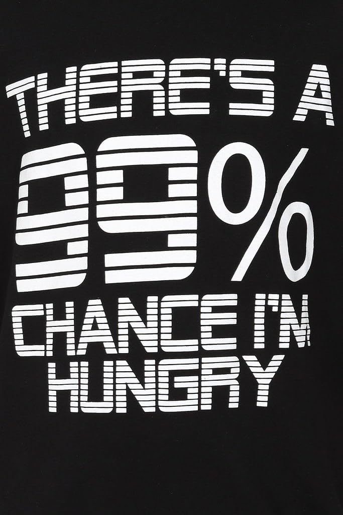 thepyjamafactory Ragazzi There's a 99% Chance I'm Hungry Corto Cotone Pigiama