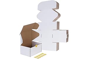 RLAVBL 10 Pack 6x4x3 Small Shipping Gift Cardboard Box