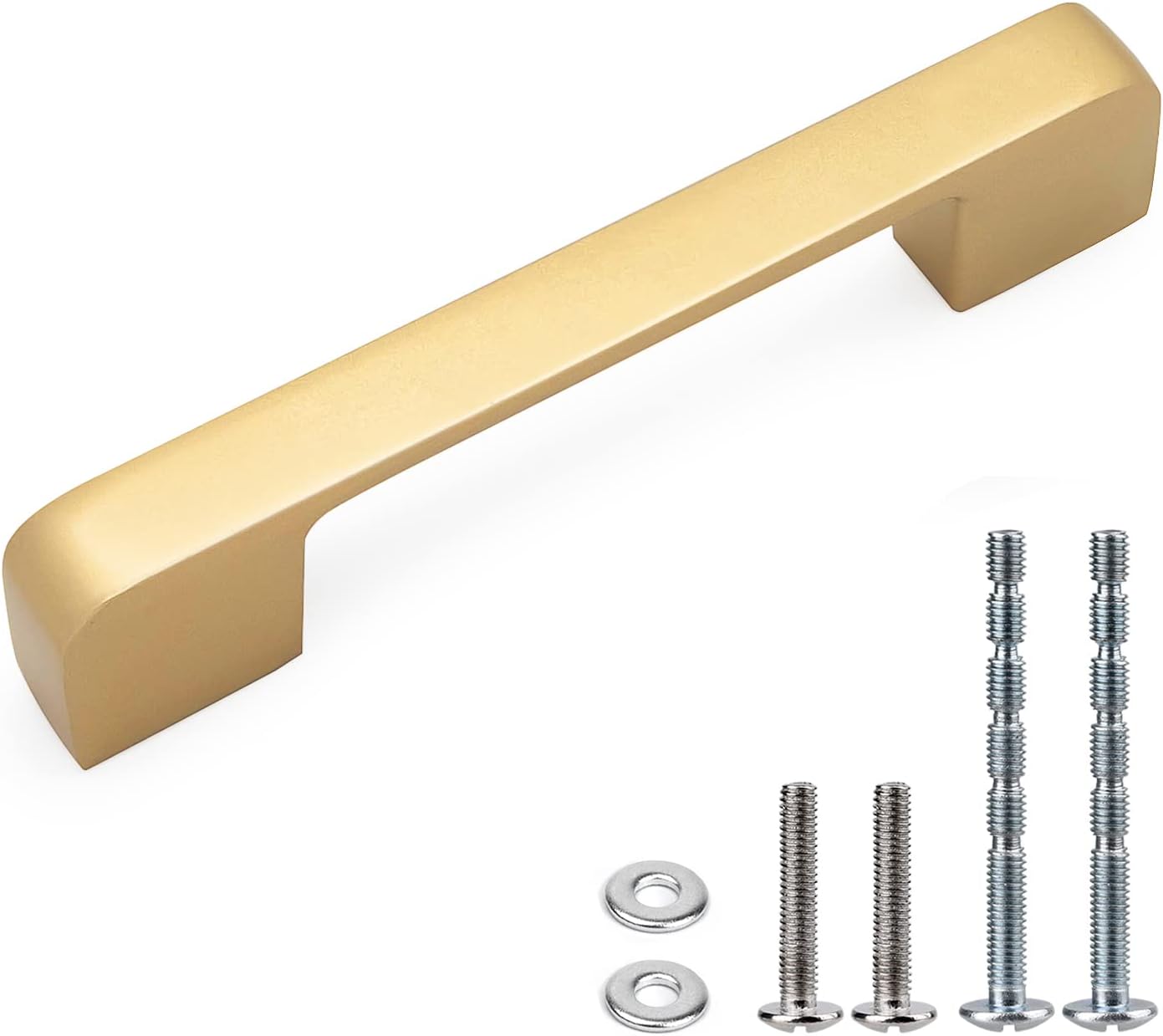 WEAVERBIRD 10 Pack Gold Cupboard Handles Aluminum Alloy, Handles for Kitchen Door