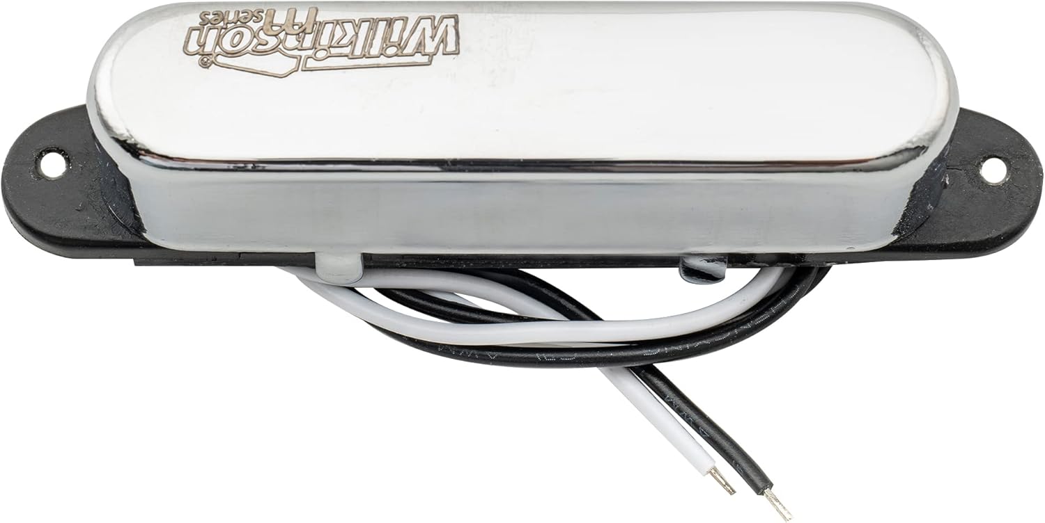 Wilkinson WOVT Low Gauss Vintage Nashville Ceramic Neck Telecaster Pickup for Tele Style Electric Guitar, Chrome