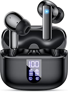 【2023新設計 Bluetooth5.3技術 蓋を開けたら接続】bluetooth イヤホン Eynew ワイヤレスイヤホン ブルートゥース イヤホン LEDディスプレイ表示 ぶるーとぅーすイヤホン Type‐C急速充電 イヤフォン ヘッドセ...