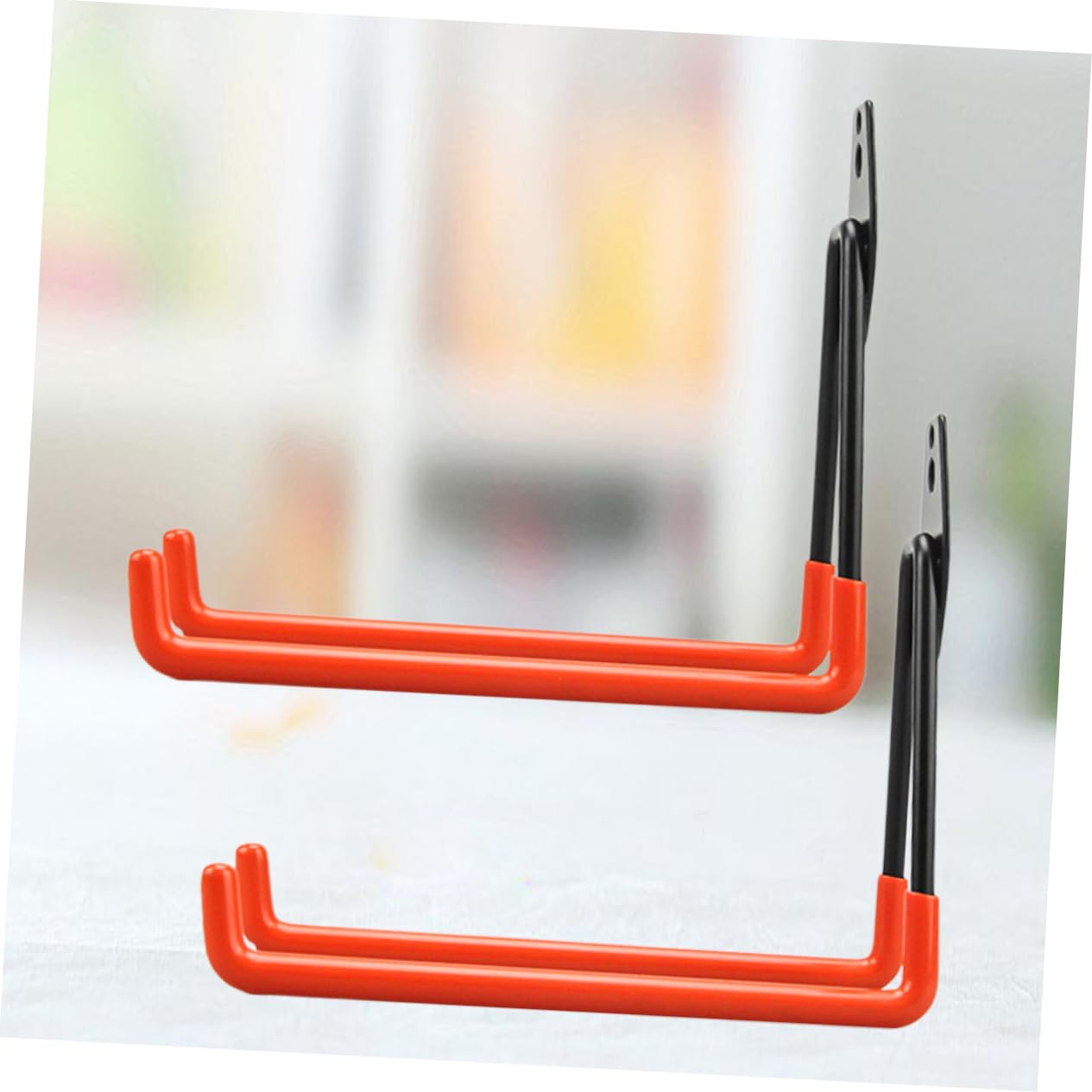MAGICLULU 2pezzi Ganci Metallo Per Garage e Da Rivestimento Antiscivolo Per Pesanti e Organizzazione Spazi Per e