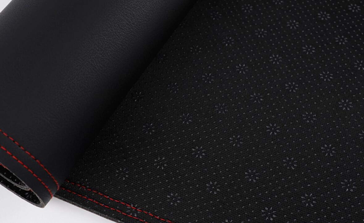 Tapis de tableau de bord en cuir noir pour Tiguan 2021-2023