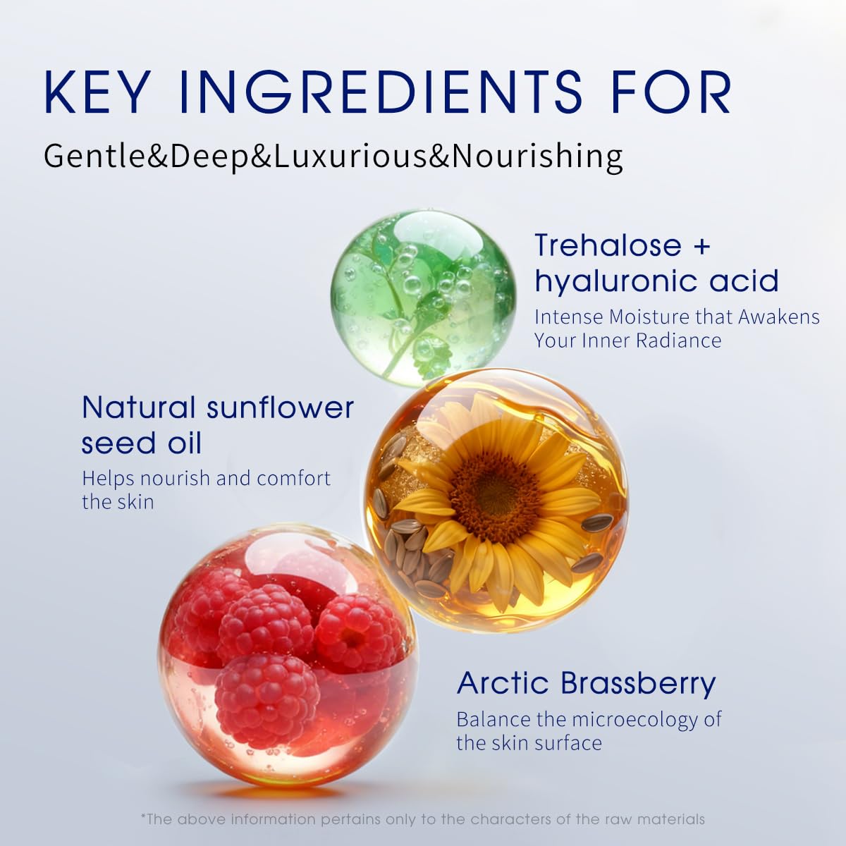 Pier Auge Facial Cleanser, Hydrating Face Wash—Lauryl Glucoside, Trehalose,Hyaluronic Acid, Gentle Makeup Remover, Soothing Antioxidant for Glowing Skin, Gentle Face Cleanser(100ml/3.38 fl.oz.) - Image 4