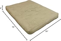 Vista 7 de Gold Bond Colchón futón de algodón de 6 pulgadas, conducto, individual, negro