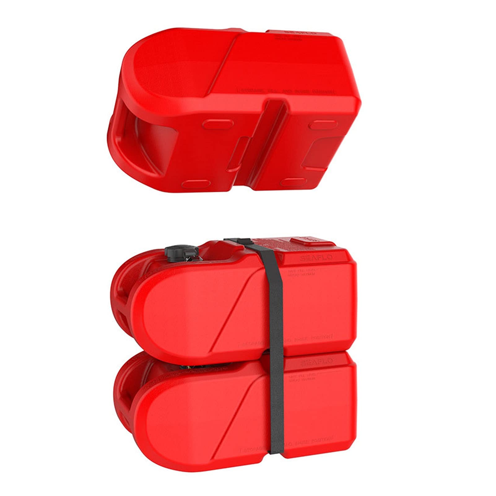 Recipientes para gasolina Bidón de gasolina de 24 l para almacenamiento de combustible, recipiente de aceite diesel, recipiente con pico vertedor para gasolina y diésel, bomba manual de sifón (rojo)