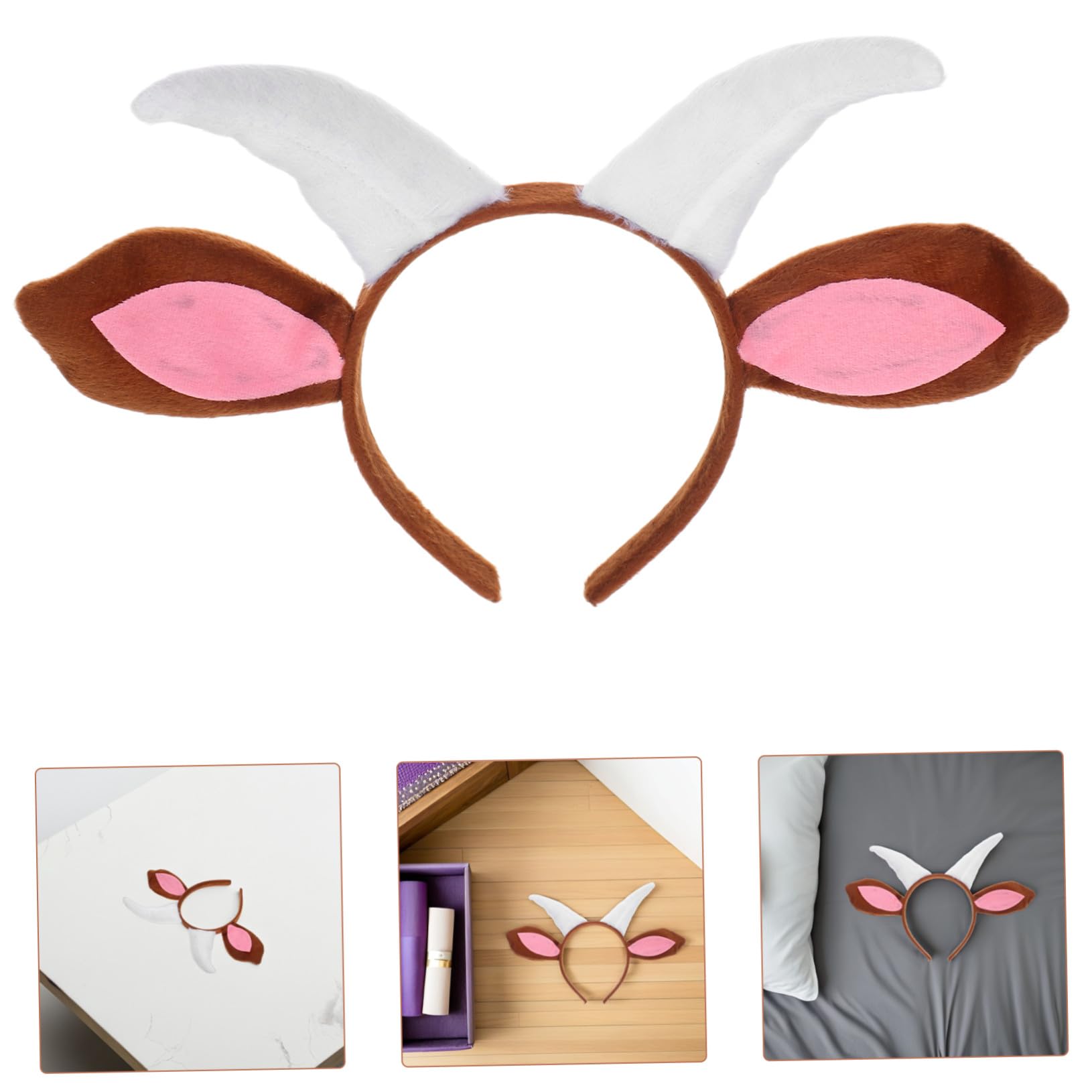 Healeved 10 Piezas Diadema Animal de Peluche para Accesorio para Cosplay y Fiesta con Orejas de para Disfraces Infantiles y Decoración