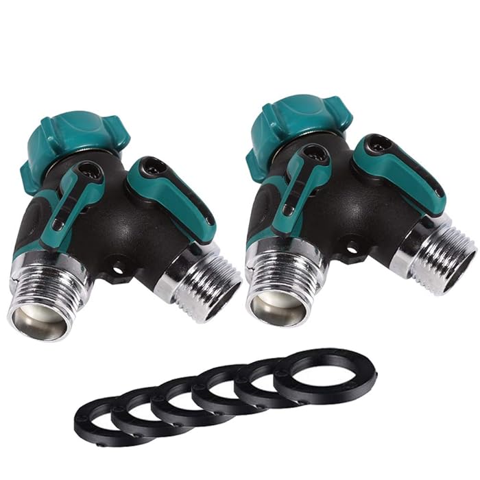 Buy Uvce Garden Pipe Hose Splitter Heavy Duty 2 Ways Metal Garden