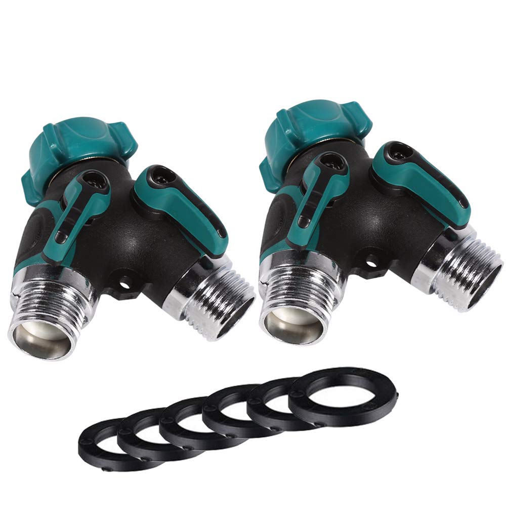 Buy Uvce Garden Pipe Hose Splitter Heavy Duty 2 Ways Metal Garden
