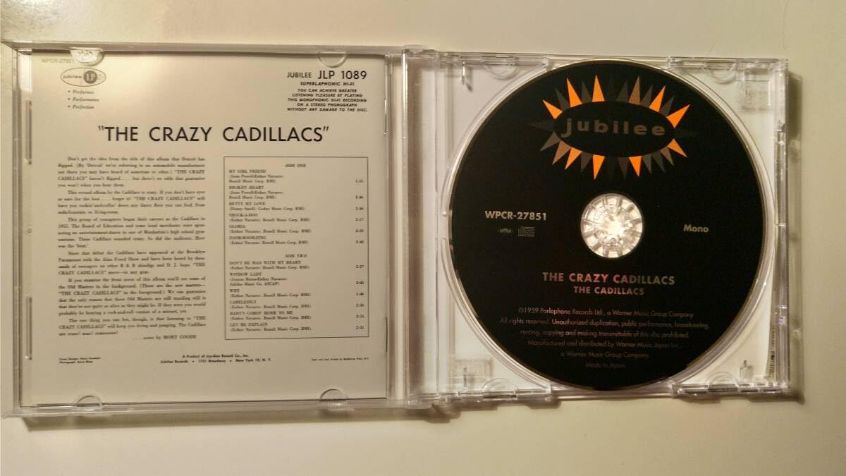 Amazon.co.jp: 貴重日本盤!CADILLACS/CRAZY CADILLACS CD DOO