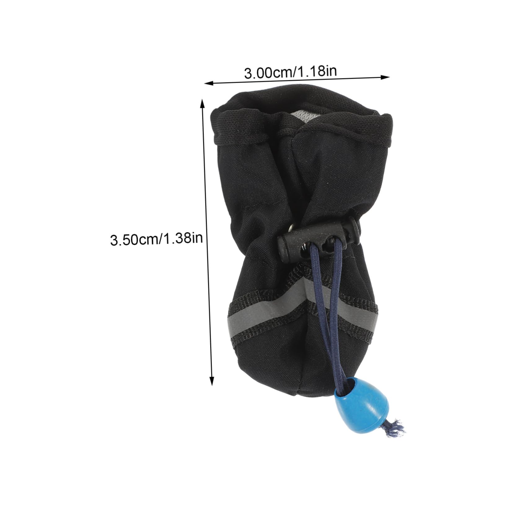 Yardwe Dog Boots Waterproof Pet Shoes 4pcs Dog Foot Muffs Suspender Boots Random Color