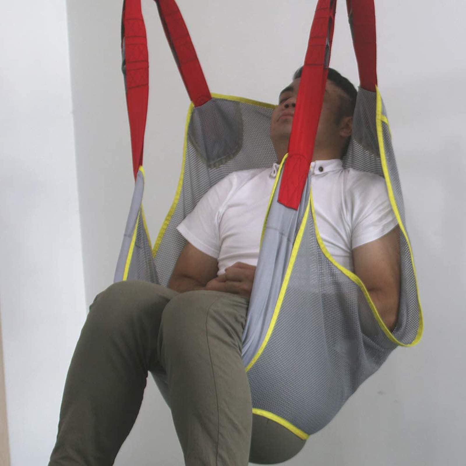 Cinturón deslizante de escalera de transferencia de pacientes, correa de baño de cuerpo completo para evacuación de emergencia, arriba y abajo para personas mayores con discapacidad bariátrica