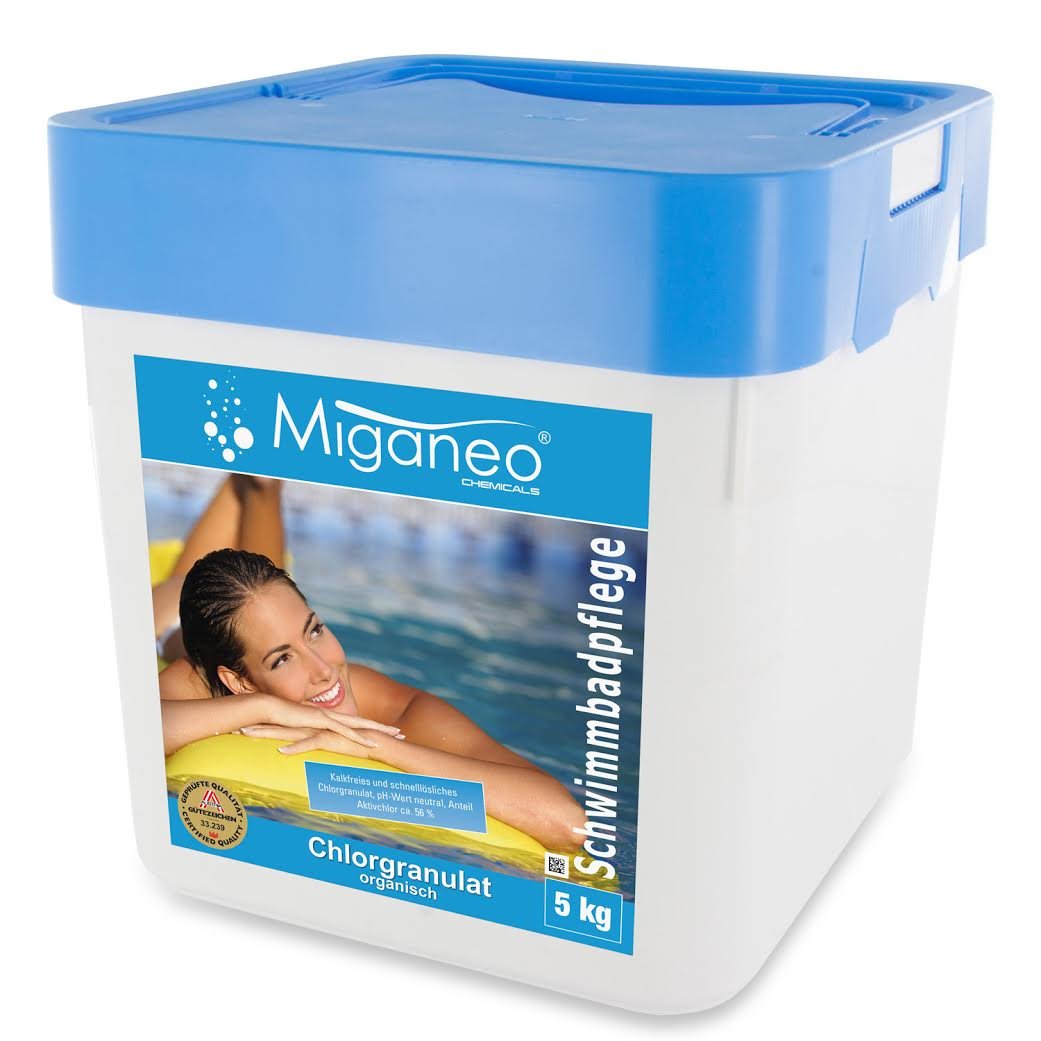 Miganeo Chlorgranulat / 5 kg - Schnelllöslich | Effektiv | Neutralisierend