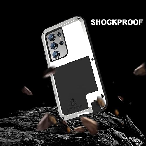 Miniatura 10 de LOVE MEI Funda militar resistente para Samsung Galaxy S23 Ultra 5G, sin protector de pantalla de vidrio templado, a prueba de golpes, a prueba de