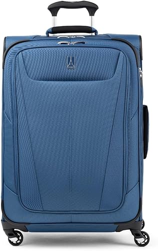 Travelpro Maxlite 5 Softside - Equipaje expandible con 4 ruedas giratorias, maleta ligera, para hombres y mujeres, Azul (Ensignd Blue)