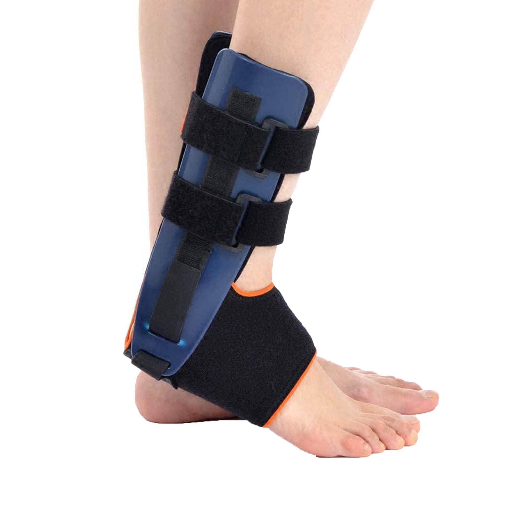 Chevillère pour entorse et arthrite : soulager la douleur du pied avec ce support réglable bleu