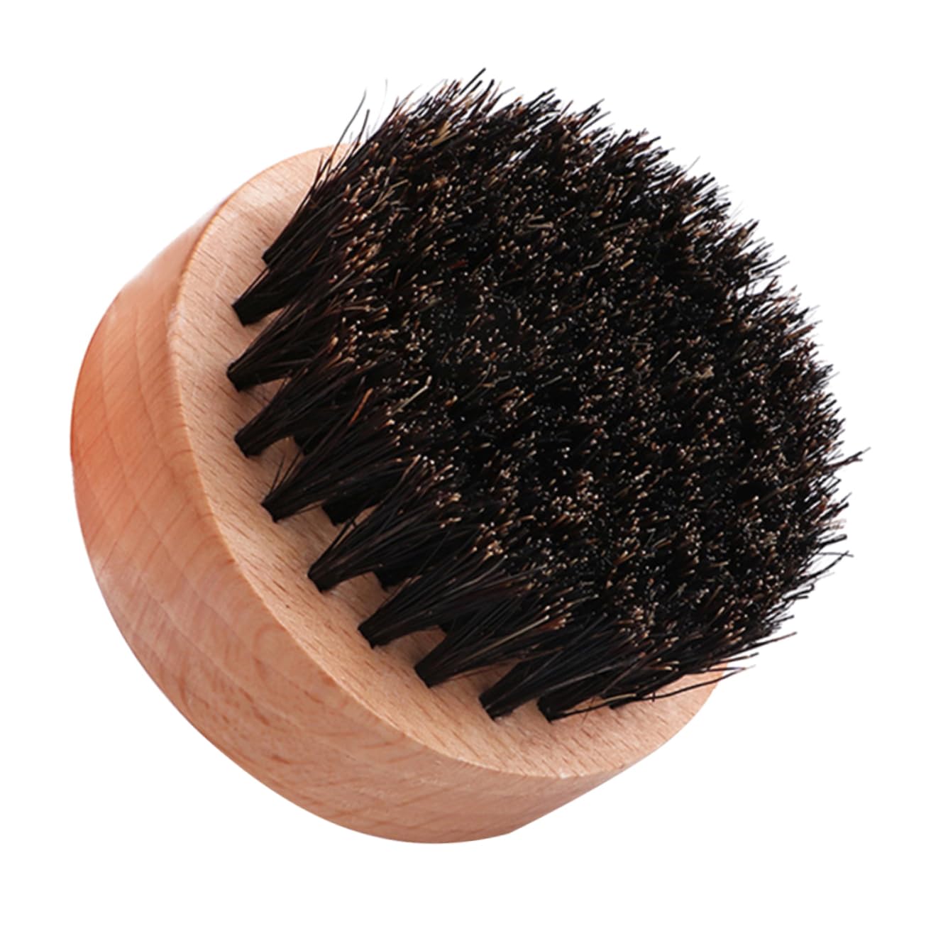 OSOLADY Solid Wood Beard Brush Soft Bristles for Mustache and Beard Styling Portable Size