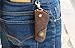 Hand-made Long Key Bag Key Case Simple Multifunctional Leather Key Organizer Door Key Car Key Case Brown