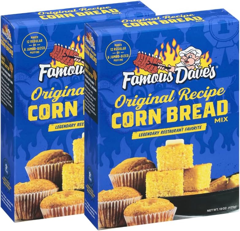 Trader Joe's Cornbread Mix 15 oz (Pack of 2) Grocery