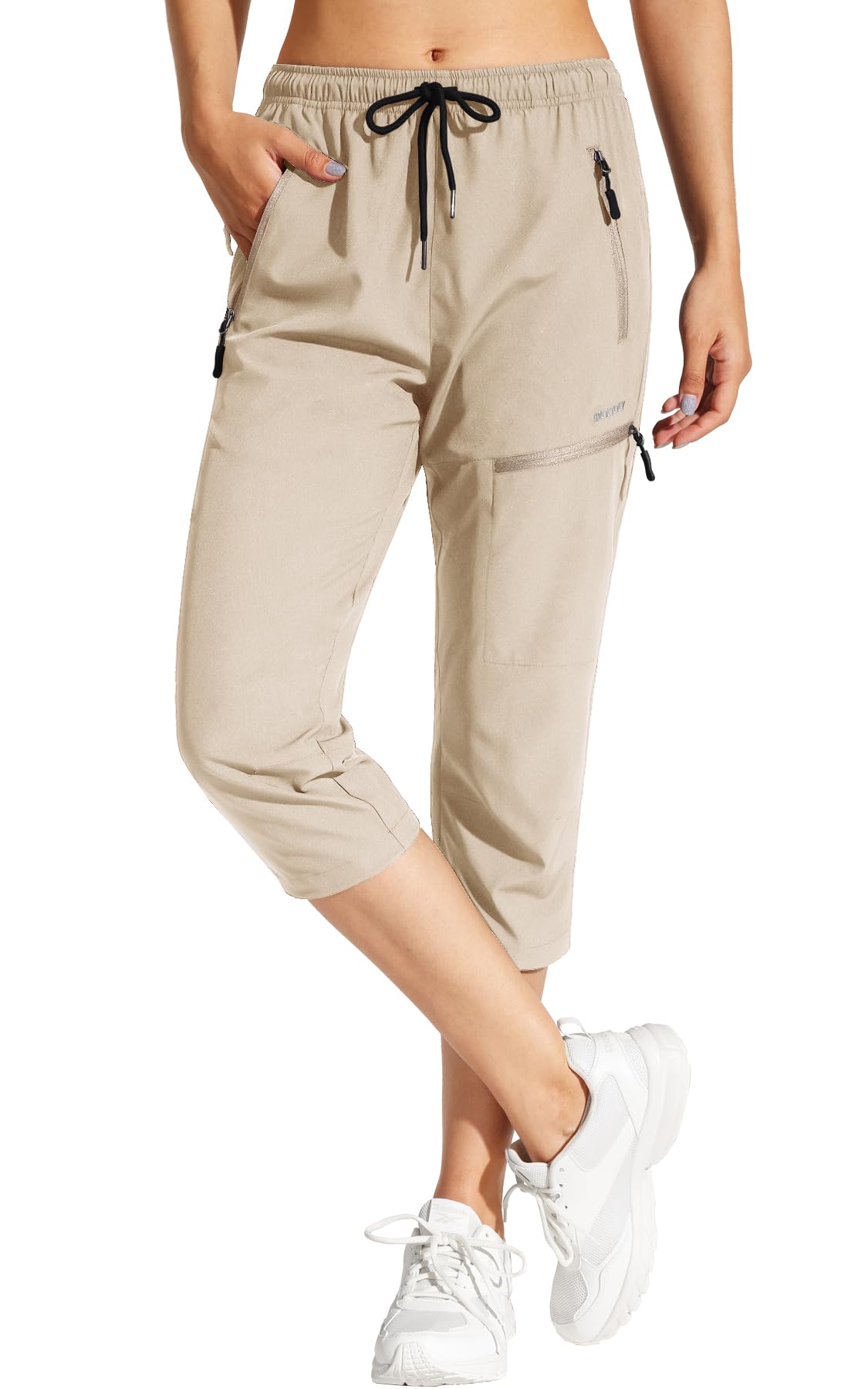 MOCOLY Wanderhose Damen Sommer Leichte Lang Cargo Outdoorhose Trekkinghose | Outdoor Wander Hosen Schnelltrocken Sommerhose Funktionshose Cargohose Freizeithose mit Taschen