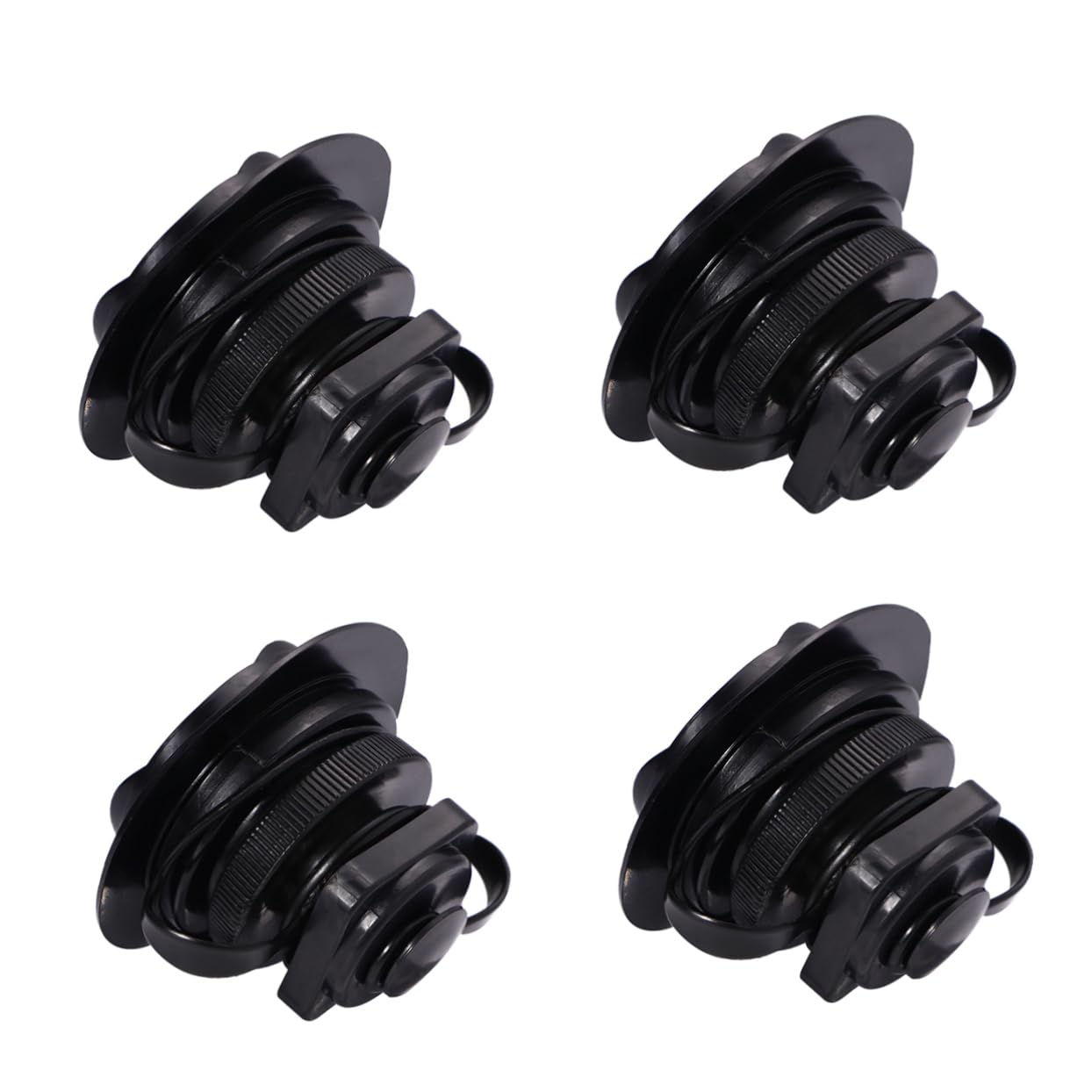 UPKOCH Ugello del Gas di Boston Valvola dell'Aria della Barca Gommone Barca Gonfiabile Adattatore Tubo Pompa di Gonfiaggio Adattatore di Gonfiaggio Inflazione Nero PVC