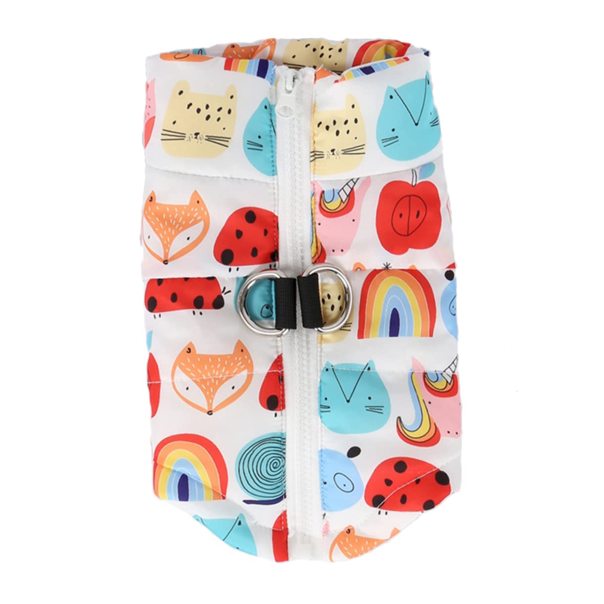Angoily 3pezzi Cappotto per Cani con Stampa Animali Gilet per Cani di Taglia s Abbigliamento per Animali Domestici per Autunno Adatto per Passeggiate e attività all Aperto Design e Carino