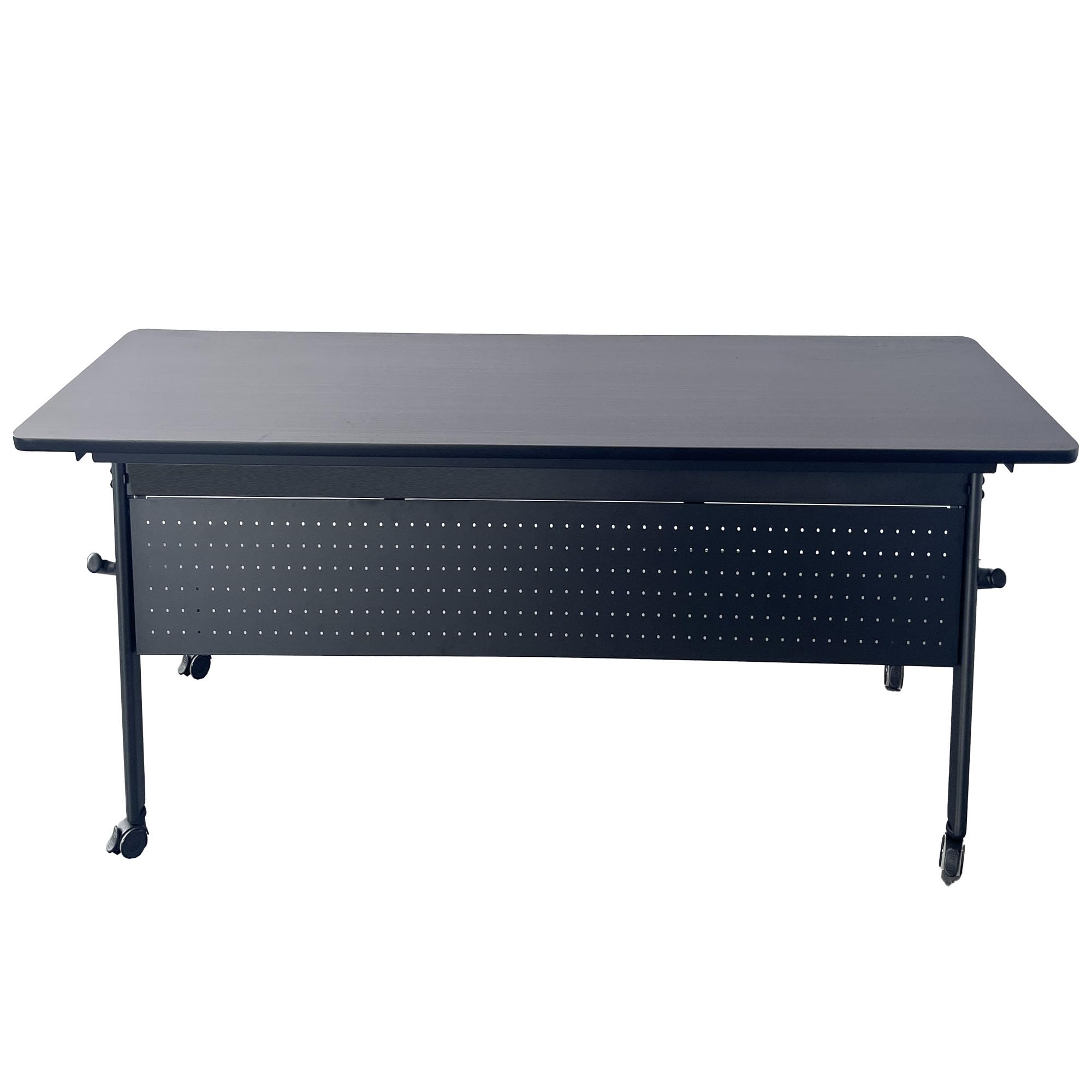 Amazon.co.jp: 法人様向け 折り畳み会議テーブル【ダークブラウン