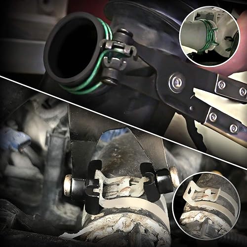 Miniatura 7 de BETOOLL conjunto de 9 piezas compuesto de pinzas alicates abrazaderas manguera de largo alcance para cables Herramientas de auto manguera de agua