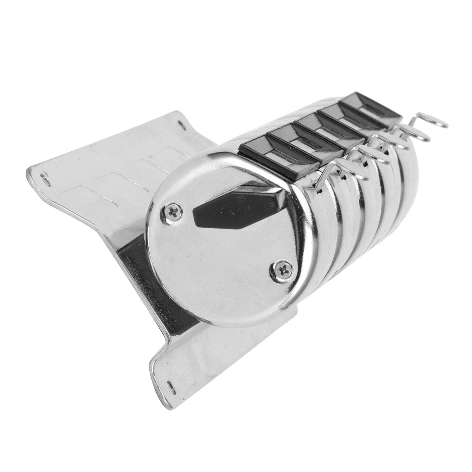 ZJchao Compteur de Clicker, Comptoir de Décompte à la Main Métal, Réinitialisation Manuelle 5 Unités Outil Matériel à 4 Chiffres Compteur à Main en Acier Inoxydable pour Compter Les Personnes et Les