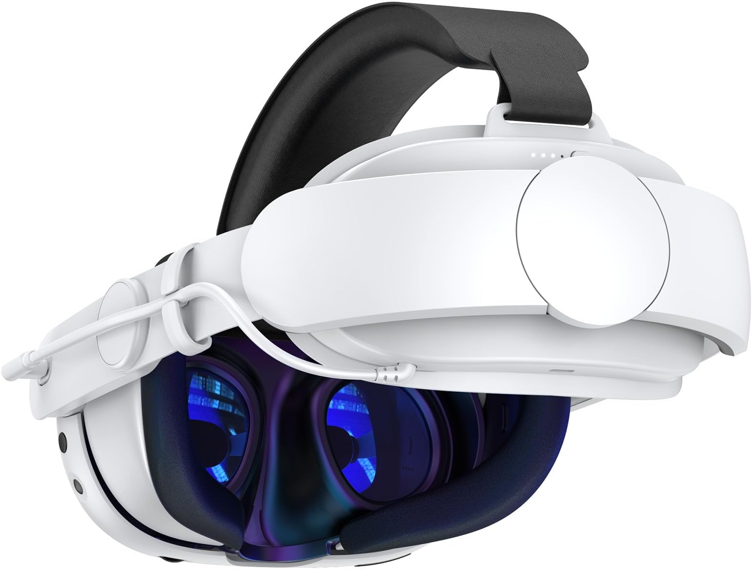 Head Strap with 6000mAh Battery Compatible with Meta Quest 3/3S, VR Headset Accessories Compatible with Oculus 3, Extra 3H Playtime, Enhanced Support and Comfort, Non-Pressure Weight Balance