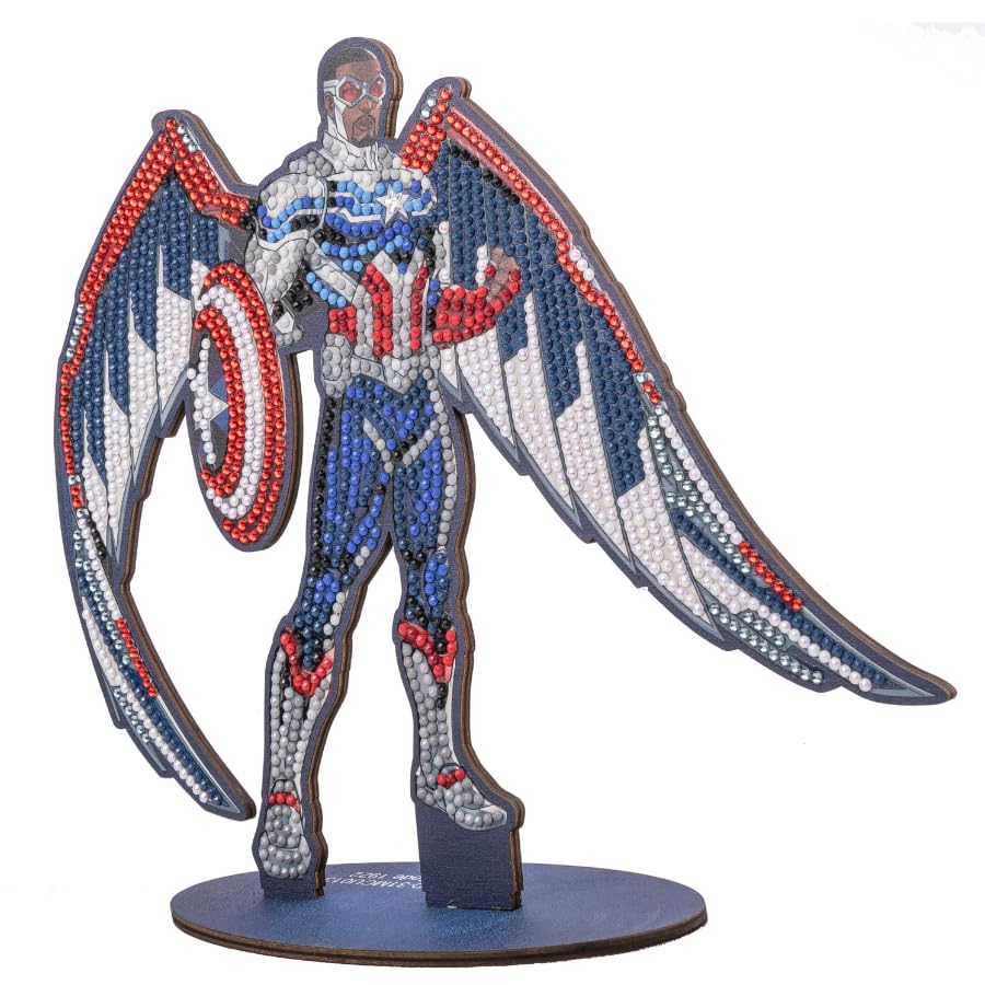 Kit Crystal Art Falcon XL Marvel Craft Buddy tableau strass - 3
