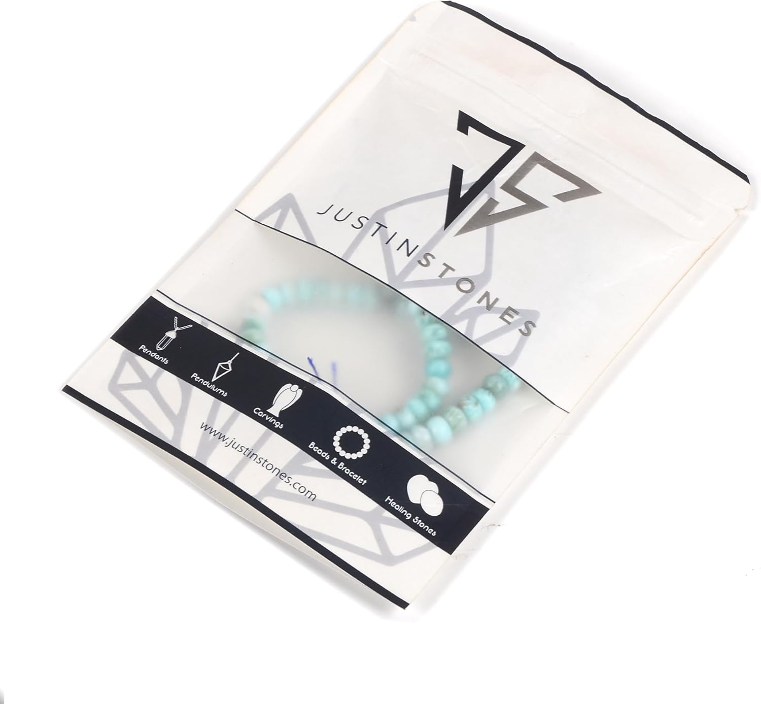 Natural Larimar 7mm Rondelle Loose Beads 15 Inch for DIY Jewelry Making Beads