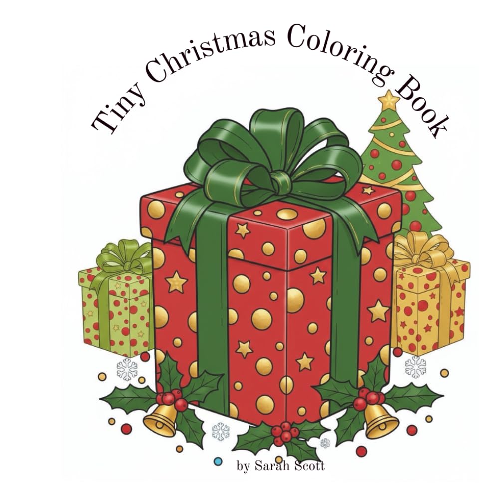 Tiny Christmas Coloring Book